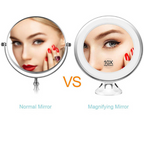 10x LED Lighted Makeup Mirror for Beauty and Grooming