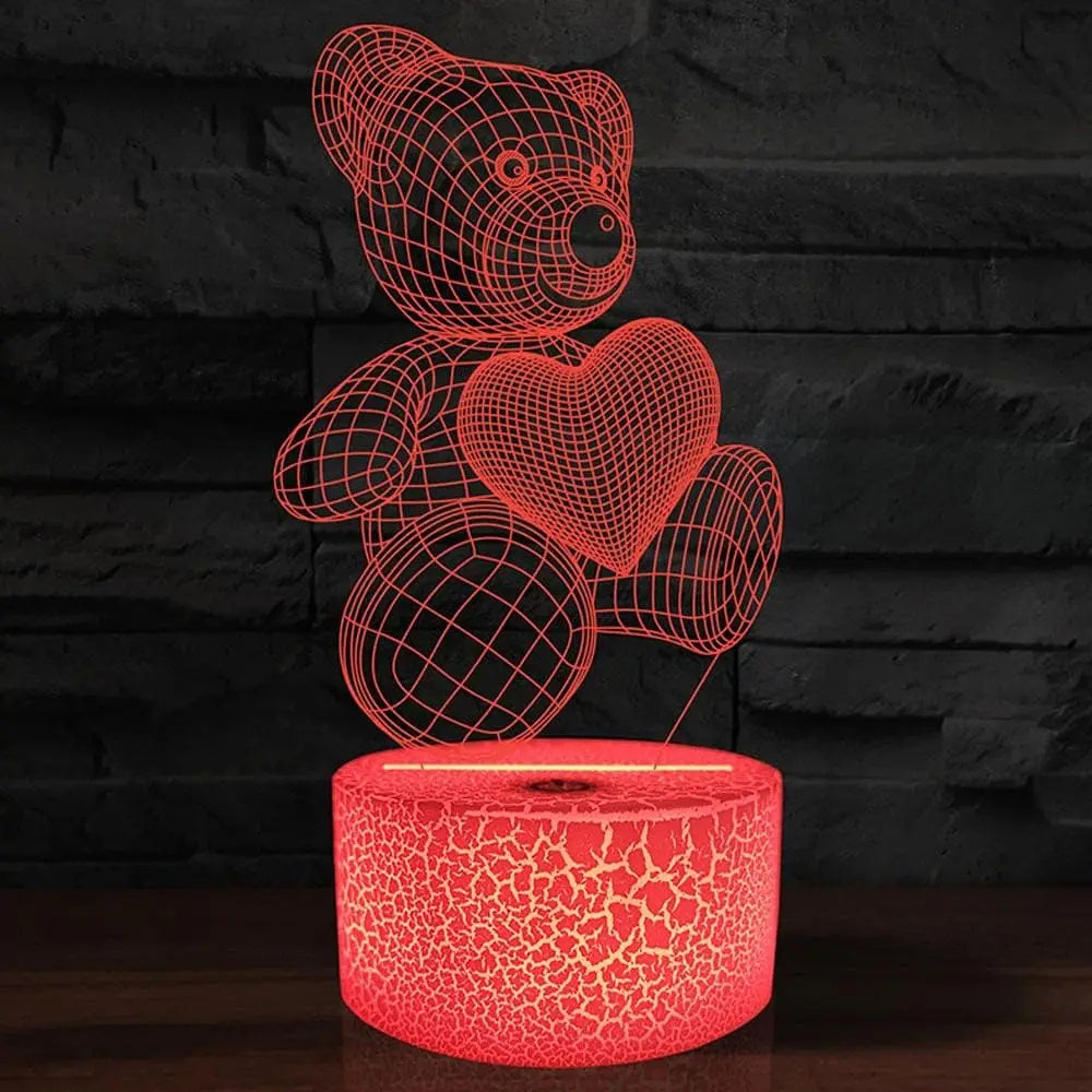 3D Lamp Acrylic USB LED Night Lights Neon Sign Lamp Decorations For Home Bedroom