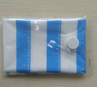 Blue and white