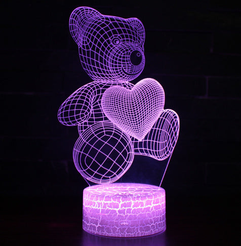 3D Lamp Acrylic USB LED Night Lights Neon Sign Lamp Decorations For Home Bedroom