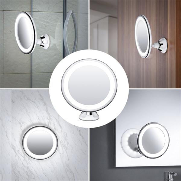 10x LED Lighted Makeup Mirror for Beauty and Grooming
