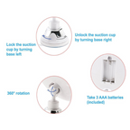 10x LED Lighted Makeup Mirror for Beauty and Grooming