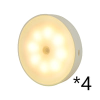 4pcs Warm light
