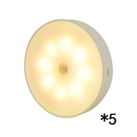 5pcs Warm light