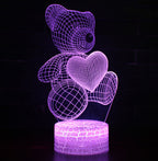 3D Lamp Acrylic USB LED Night Lights Neon Sign Lamp Decorations For Home Bedroom