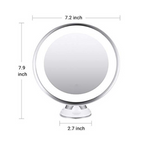 10x LED Lighted Makeup Mirror for Beauty and Grooming