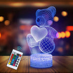 3D Lamp Acrylic USB LED Night Lights Neon Sign Lamp Decorations For Home Bedroom