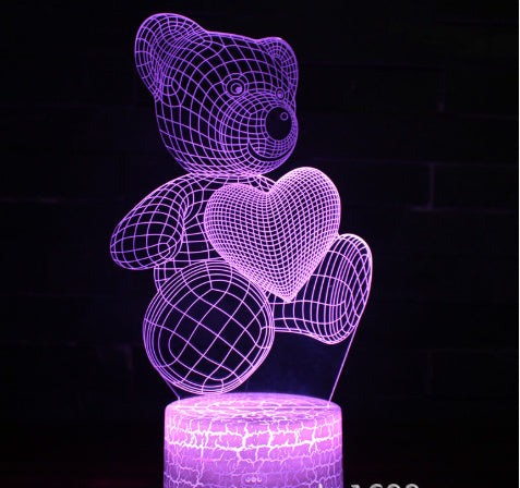 3D Lamp Acrylic USB LED Night Lights Neon Sign Lamp Decorations For Home Bedroom